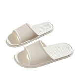 NEW Mareep Women's Light Soft Soles Slippers Slides Sandals, Trendy, Ivory, Size 38-39 (6.5-7)