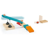 NEW Retails $75, Hape Robot Factory Kids 122 Piece Wooden Domino Track Game Set Learning STEM Toy