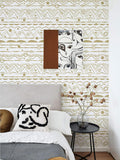 NEW 3 Rolls Heroad Brand Light Brown Geometric Peel and Stick Wallpaper Boho Contact Paper Removable Wallpaper 78.7"x16.1", 3 Rolls