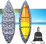 NEW Retails $104, Waterproof Kayak Canoe Cover Accessories,Boat Outdoor Oxford Storage Marine Cockpit Dust Cover UV Protection Ultra Strong Sunblock Shield for Fishing Boat/Kayak/Canoe, Camo, 15-16.4 Ft