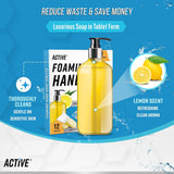 NEW Sealed Foaming Hand Soap Tablet Refill - 12 Pack Eco Friendly Hand Wash Tablets, Zero Waste Handwash Concentrate - Equivalent 96 Fl Oz Of Liquid (Fills 12 X 8 fl oz Refillable Foam Dispenser) - Lemon Scent