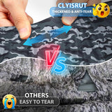NEW Retails $104, Waterproof Kayak Canoe Cover Accessories,Boat Outdoor Oxford Storage Marine Cockpit Dust Cover UV Protection Ultra Strong Sunblock Shield for Fishing Boat/Kayak/Canoe, Camo, 15-16.4 Ft