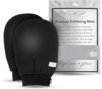 NEW Premium Exfoliating Mitts - Keratosis Pilaris, Kessa, Hammam Glove, Deep Exfoliation, Loofah, Body Microdermabrasion, Korean Spa, Spray Tan Prep & Removal