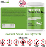 NEW Retails $40, Deley Naturals Probiotics for Dogs - Dog Probiotics Chewable with 6 Digestive Enzymes & 4 Billion CFUs - Probiotic Chews for Dogs Gut Health Diarrhea & Digestion - Digestive Balance Dog Supplements, BB: 04/27