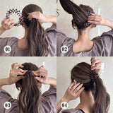 NEW Bird's Nest Hair Bands (7pcs) These coils stretch easily and generously to hold up all of your hair in a ponytail, messy bun or braid with ease