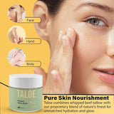 NEW 100% Organic Grass Fed Beef Tallow for Skin Care - Made in Canada - Face + Body - 4.5oz Whipped Tallow Butter Moisturizer for Sensitive Skin - Natural Lotion, 130g (Unscented), EXP: 04/02/2029