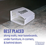 NEW TERRO T3206SR 3 Pack Spider & Insect Trap-12 Traps, 3 Pack, White