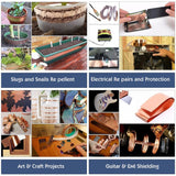 NEW Eterart Copper Foil Tape with Conductive Adhesive for Guitar, EMI Shielding, Electrical Repairs-Enhance Stability and Performance of Electronic Devices, Elevate Your Creativity and Repairs, 2inch x 20FT