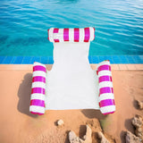 NEW Hammock Pool Float - Inflatable Pool Floats,Portable Quick Inflation Floating Lounge Chairs, Blow Up Mat Swim Toys for Beach Gear Swimming Accessories, Hot Pink