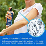 NEW Sealed Pure Magnesium Oil Spray 8oz - Topical Magnesium Spray for Sleep & Feet - Extra Strength - USP Grade - 100% Natural and Organic Oil for Muscle Pain & Cramps - Less Sting - Less Itch - Made in USA