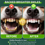 NEW Sealed, Dog Dental Powder, Dog Teeth Cleaning Powder with Natural Herbal Blend & Postbiotics, Dog Teeth Cleaning, Targets Tartar & Reduces Plaque & Bad Breath for Dogs & Cats, Mint - 150Grams, BB: 10/27