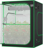 Item shows very light use! Retails $280 VIVOSUN P558 60"×60"×80" PRO Grow Tent, with Thick 1 inch Poles, Strengthened High Reflective Mylar Oxford Fabric, Extra Hanging Bars & High CFM Kit for Hydroponics Indoor Plant for AeroLight A200SE×3