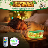 NEW Dinosaur Terrarium Kit for Kids - DIY Light Up Terrarium Kit for Kids with Remote - Dinosaur Toys Crafts for Kids - Fun Gift