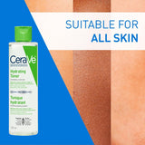 NEW CeraVe Hydrating Toner for Face with Hyaluronic Acid, Niacinamide, and Ceramides for Sensitive Dry Skin | Alcohol-Free, Fragrance-Free, Non Comedogenic | Full Size, 200 mL