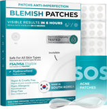 NEW Sealed Pimple Patches for Face & Body - Cosmetic Blemish Stickers, Improve the Appearance of Dots, Bumps, Spots, Whiteheads - Hydrocolloid Stickers - Vegan, Cruelty-Free, Hypoallergenic (12mm), BB: 05/26