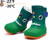 NEW MORENDL Kids' Snow Boots Insulated Waterproof Fur Lined Warm Anti-Slip Winter Shoes for Boys and Girls Outdoor Walking (Toddler Sz 6)