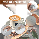 NEW Hisuny Electric Coffee Art Carving Pen (Dolphin) Dredge Shaker, Cute Dolphin Salt Pepper Dredge Shakers, 0.5oz/15g Electric Coffee Art Carving Pen Barista Seasonings Spice Shakers Ideal for Salt, Spice, Sugar