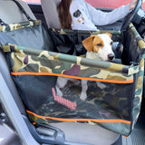 NEW DONANT Premium Dog Car Seat - Secure & Comfortable for Medium & Large Dogs, Cat-Friendly with Harness & Rope Toys, Easy to Install, Machine Washable