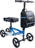 NEW in box! Retails $140, Economy Knee Scooter Steerable Knee Walker for Foot Injuries Compact Crutches with Dual Rear on-Wheel Brake and Shock Absorption Under The Knee Pad