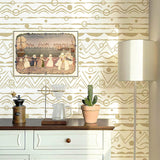 NEW 3 Rolls Heroad Brand Light Brown Geometric Peel and Stick Wallpaper Boho Contact Paper Removable Wallpaper 78.7"x16.1", 3 Rolls