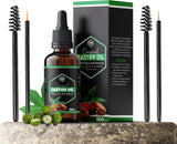 NEW Sealed, 100ml Organic Castor Oil with 2X Eyelash Kit 100% Pure and Natural Cold pressed castor oil for Haircare and Skincare – Promotes Lash and Brown Growth for a Natural Look, BB: 02/27