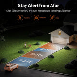NEW IN BOX Retails $60, LEPOWER LED Security Lights Motion Sensor Light Outdoor, 38W 6000LM Light, IP65 Waterproof, 3 Head Detected Flood for Garage, Yard, Porch (White)