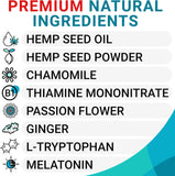 NEW Calming Hemp Treats for Dogs - Made in USA with Hemp Oil - Anxiety Relief - Separation Aid - Stress Relief During Fireworks, Storms, Thunder - Aggressive Behavior, Barking - 120 Soft Chews, BB: 08/26
