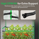 Item shows very light use! Retails $280 VIVOSUN P558 60"×60"×80" PRO Grow Tent, with Thick 1 inch Poles, Strengthened High Reflective Mylar Oxford Fabric, Extra Hanging Bars & High CFM Kit for Hydroponics Indoor Plant for AeroLight A200SE×3
