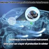 NEW Bikenda Electromagnetic Molecular Interference Antifreeze Snow Removal Instrument, Vehicle Microwave Molecular Deicing Instrument, Car Diffusers for Essential Oils (Silver)