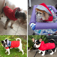 NEW LeerKing Dog Raincoat with Breathable Lining Lightweight Waterproof Dog Jacket Red, Size XXL