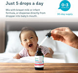 NEW BB: 03/26 Organika Baby Probiotic Drops with Vitamin D- Soothe Colic, Reduce Fussing, Aid in Growth and Development- White, 7.5 ml (Pack of 1)