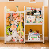NEW Retails $57, GRANNY SAYS Kids Bookshelf and Toy Storage Organizer, Nursery Book Shelves with 3 Compartments, Toddler Bookshelf for Kid Rooms Playroom, Baby Bookcase for Organizing Plush Toys Stuffed Animals, White