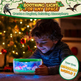 NEW Dinosaur Terrarium Kit for Kids - DIY Light Up Terrarium Kit for Kids with Remote - Dinosaur Toys Crafts for Kids - Fun Gift