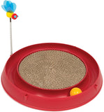 NEW Catit Play 3 in 1 Circuit Ball Toy with Scratch Pad for Cats