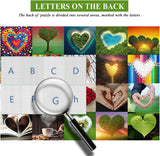 NEW Heart Shaped Puzzles for Adults 1000 Pieces and up, PICKFORU Love Puzzle as Wall Decors, Valentine's Day Puzzle for Puzzle Lovers
