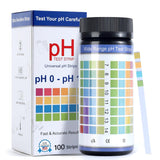 NEW AAwipes pH Test Strips 0-14: 100 Strips Universal Litmus Paper pH Test Strips for Liquid Testing & Water & Food and Urine and Saliva, pH Level Testing from 0-14 Fast Results in Seconds (K05-100), Exp: 09/27