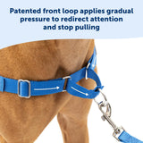NEW PetSafe Easy Walk Harness, No Pull Harness for Dogs, Adjustable Harness with Included Matching Lead Black, Sz M