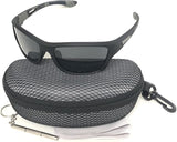 NEW Retails $41, OwO WrapAround Polarized Sunglasses for Men Women Lightweight UV 400 Protection for Cycling Fishing Driving Sports Goggles, Ours includes a Hard Plastic Case