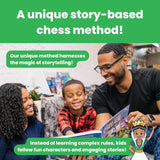 NEW Retails $67, Story Time Chess: The Game - 2021 Toy of The Year Award Winner - Beginners Chess Set for Kids, Chess Sets for Boys & Girls Ages 3-103 NOTE: Top of box has a puncture but contents are perfect