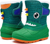 NEW MORENDL Kids' Snow Boots Insulated Waterproof Fur Lined Warm Anti-Slip Winter Shoes for Boys and Girls Outdoor Walking (Toddler Sz 6)