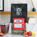 NEW Retails $60+ Tiesta Tea - Strawberry Samba Mate | Loose Leaf | Strawberry Hibiscus Mate Tea | High Caffeinated Fruit Blend | Make Hot or Iced Up to 200 Cups | 16oz Resealable Bulk Pouch