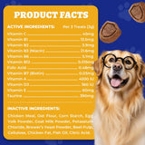 NEW 260 Allergy Bites Wellix Dog Vitamins - Delicious Multivitamin for Dogs