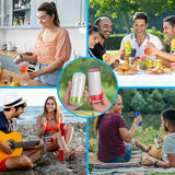 NEW 6 Pack Silicone Pop Can Lids, Reusable Soda Can Cover Lids Soda Can Lids Beer Can Covers, BPA Free Silicone Can Cover, Stopper and Protector for Soda, Beer, Beverage, Juice, Coke, Fits Standard Cans