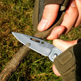 NEW MASTON Folding Shuffle Knife, compact, multi-purpose utility for everyday carry, OURS IS BLACK