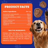 NEW 260g Wellix Dog Hip and Joint Chews with Glucosamine Chondroitin MSM Natural & Healthy Ingredients for Senior Dogs Joint Care, BB: 06/27