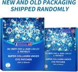 NEW Sealed Onespring Eye Gel Pads (24 Pairs) - Undereye Patches for Puffy Eyes, Wrinkles, Dark Circles, Natural Collagen Eye Gels, Under Eye Mask Patches for Face to Soothe Puffiness, Eyebags, BB: 02/29