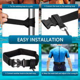 NEW BOOSTEADY Swimming Training Belt 4M Swimming Tether Swim in Place Harness Stationary Swimming Aquatic Resistance Belt