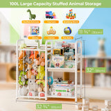 NEW Retails $57, GRANNY SAYS Kids Bookshelf and Toy Storage Organizer, Nursery Book Shelves with 3 Compartments, Toddler Bookshelf for Kid Rooms Playroom, Baby Bookcase for Organizing Plush Toys Stuffed Animals, White