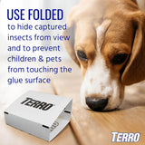NEW TERRO T3206SR 3 Pack Spider & Insect Trap-12 Traps, 3 Pack, White