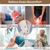 NEW Wonder Care Bamboo Knee Sleeves for Men/Women, Knee Support for Running, Gym, Badminton, Sports, Compression Knee Sleeves, Perfect Knee Brace for Knee Pain and Enhanced Comfort (M)